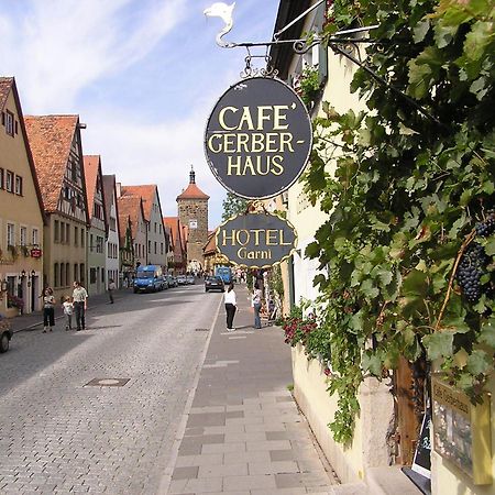 Hotel Gerberhaus Rothenburg ob der Tauber Exterior foto